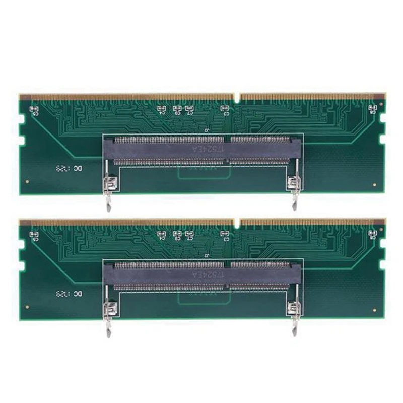 

2 Pcs DDR3 Notebook Memory To Desktop Memory Connector Adapter Card 200 Pin SO-DIMM To Desktop 240 Pin DIMM DDR3 Adapter