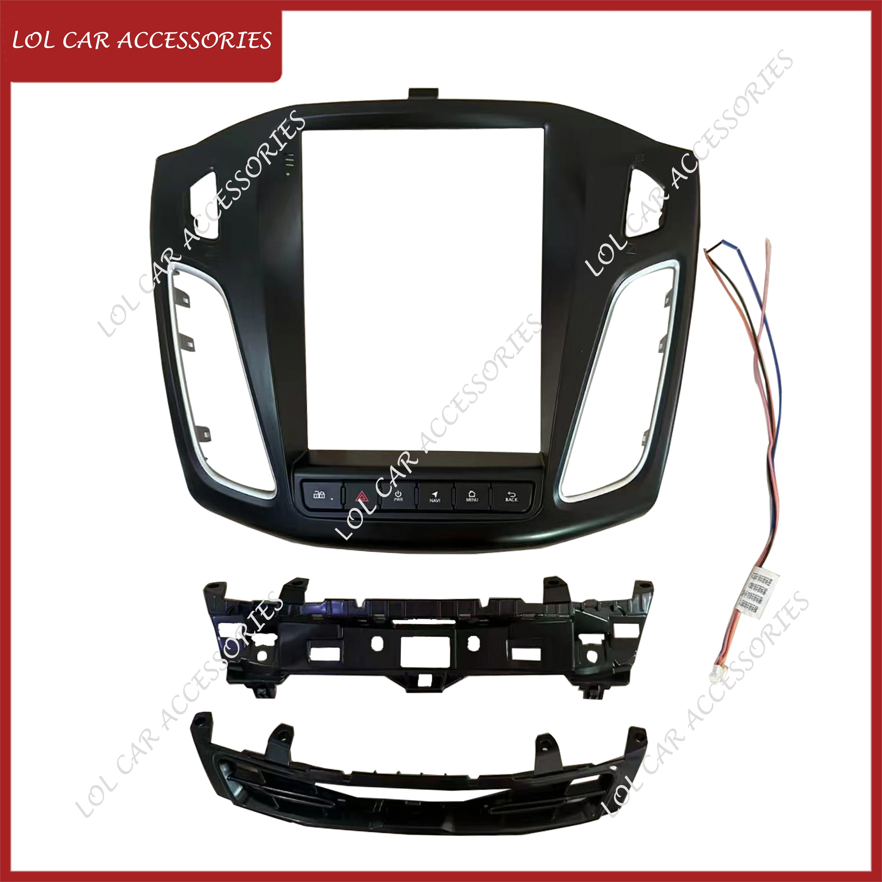 

9,7-дюймовый для Ford Focus 2012-2018 Android WIFI GPS MP5 Player 2 Din головное устройство Fascia Stereo Автомобильная радио панель Dash Frame Cover