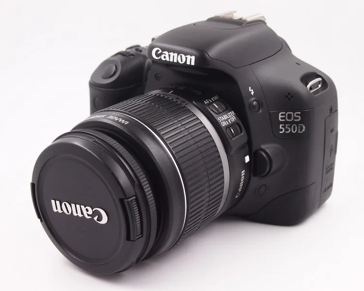 

Canon EOS 550D 18 MP CMOS APS-C цифровая зеркальная камера с 3,5-дюймовым ЖК-дисплеем и фотообъективом с диагональю 18-55 мм f/3,0-3,5 is II
