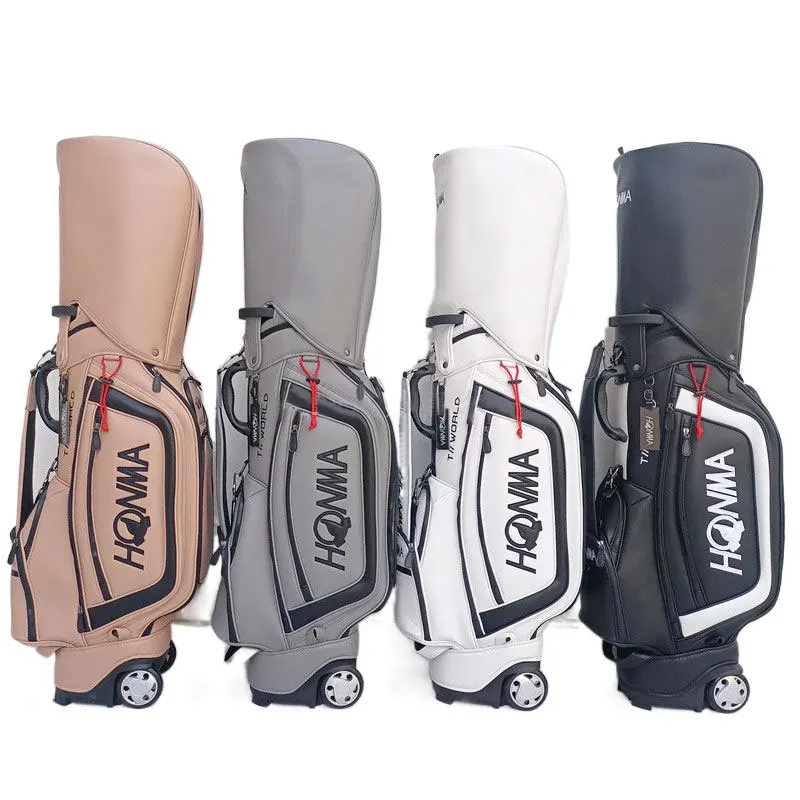 

Professional Honma Golf Stand Bags 4 Colour Standard Waterproof PU Travel Sport Package Large Capacitytraining Accessory