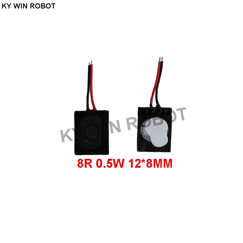

2 шт. новая электронная собака GPS навигация квадратная двойная Магнитная акустическая пластина 8R 0,5 Вт 8ohm 0,5 Вт 0812 8*12*3,3 мм