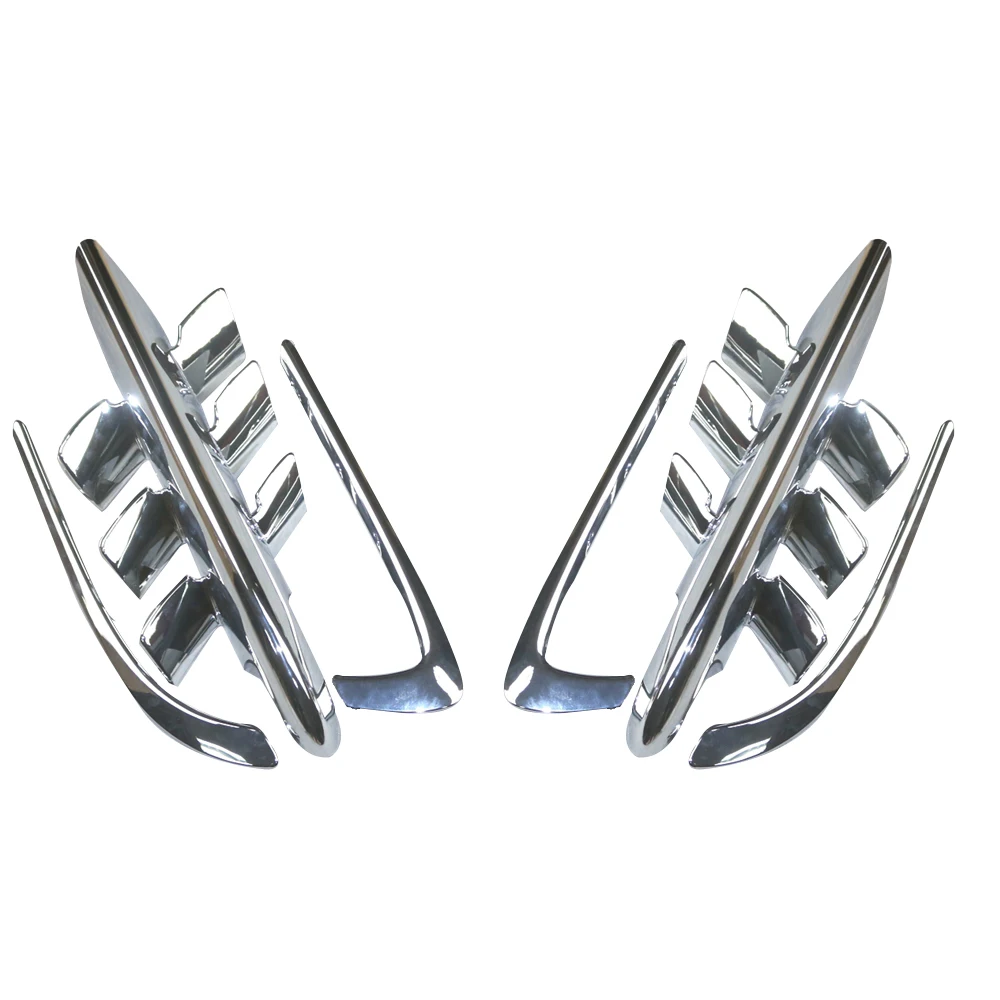 

Акценты обтекателя Shark Gills для Honda Goldwing GL1800 2001 ~ 2011, хромированный обтекатель мотоцикла, АБС-пластик, хромированные декоративные детали