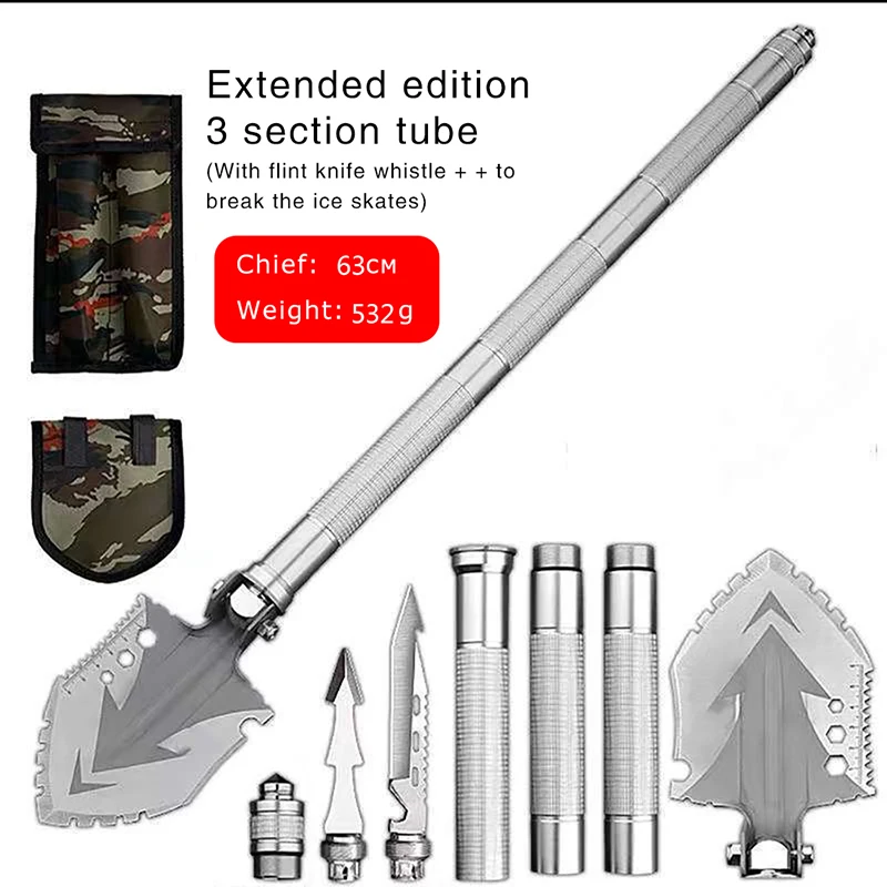 

Многофункциональная Складная Военная садовая лопата, набор инструментов для выживания на открытом воздухе, Садовая, кемпинговая, стальная Лопата для посадки, полки