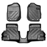 3pcs TPE Car Floor Mats For Suzuki Jimny 2019-2020 JB74 64 Black AT Left/Right-hand Drive 3D Waterproof Floor Mats Carpet