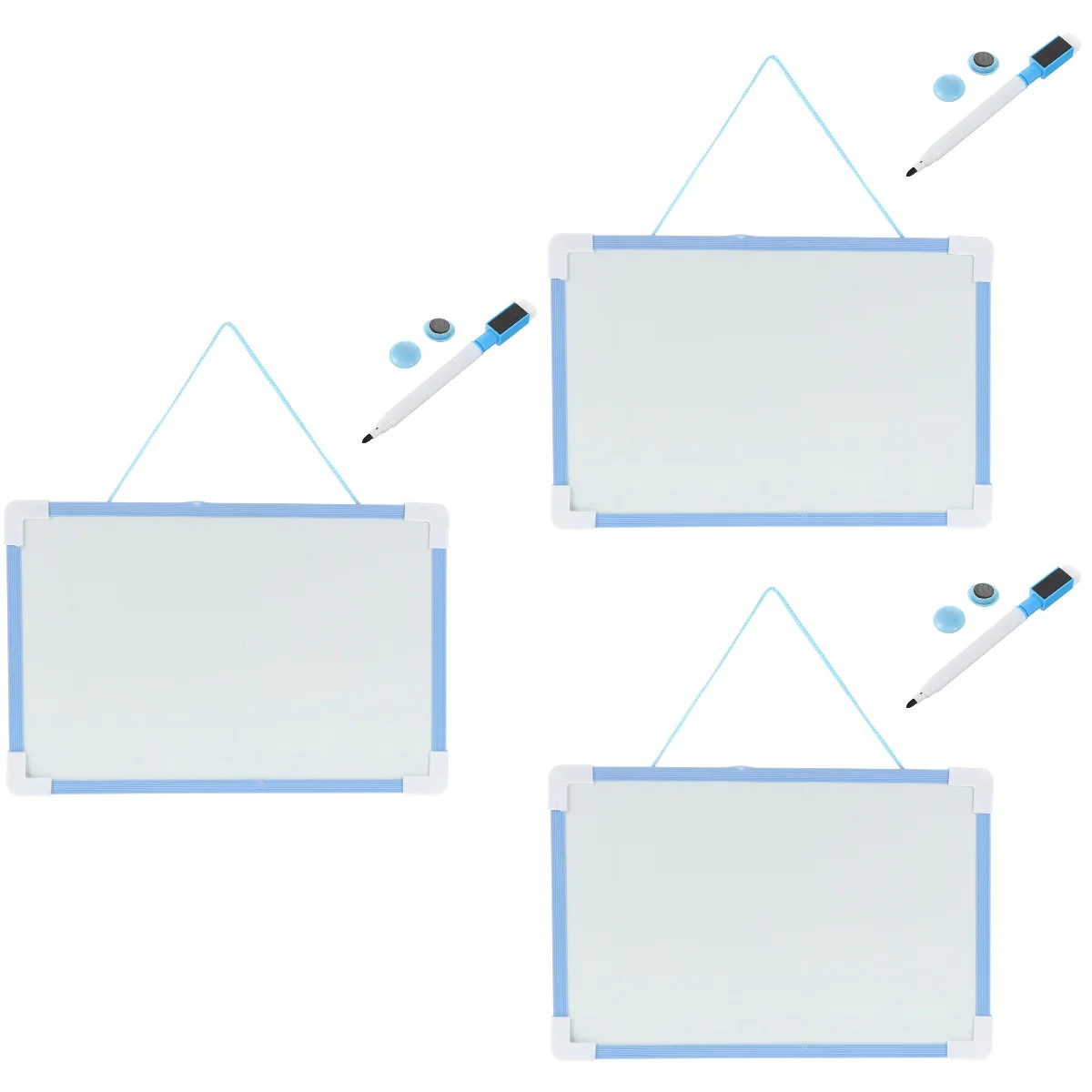 

Board Whiteboard Magnetic Erase Dry Hanging Drawing Writing Kids Messagepad Sketch Sided Double Mini Easel Fridge Marker Notice