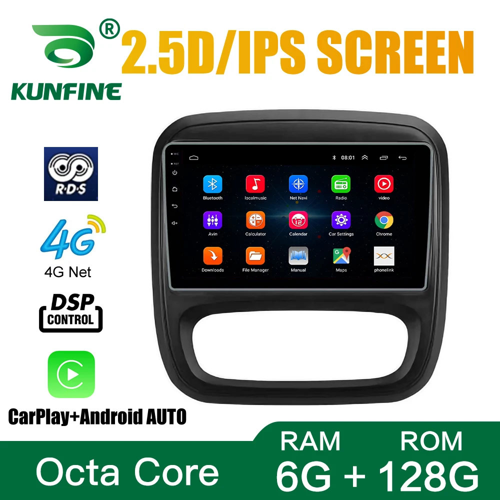 Автомобильный радиоприемник для RENAULT TRAFIC OPEL VIVARO 2015 Octa Core Android автомобильный DVD GPS