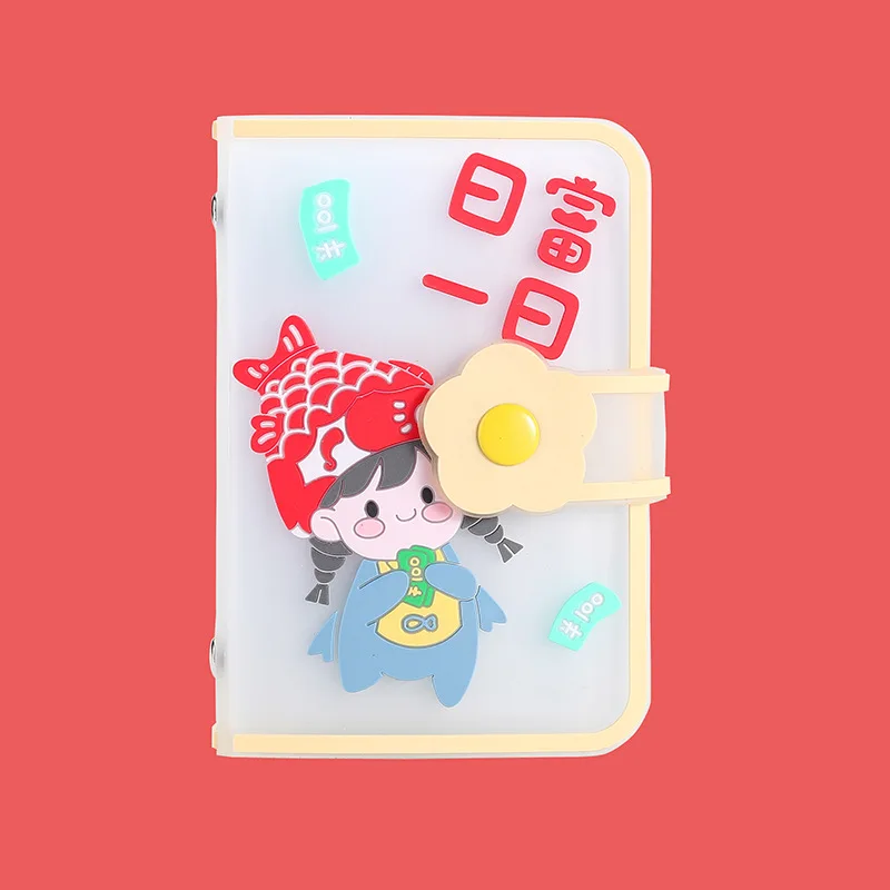 

Multi-card Holder Cute Cartoon Transparent Card Holder 24 Card Slots Ultra-thin Large-capacity PU Leather Portable Simple Sweet