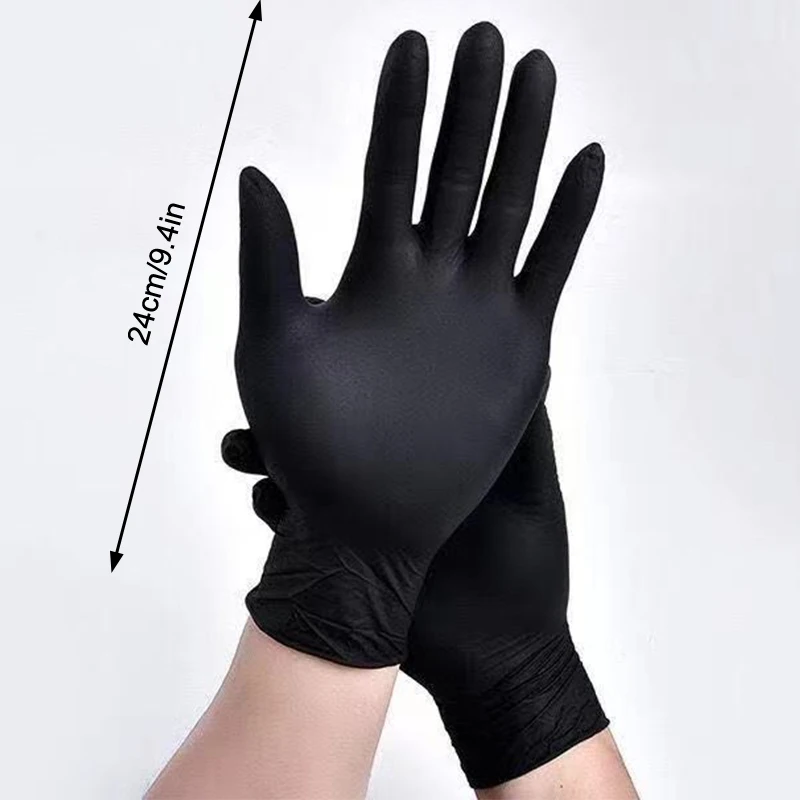 50 шт. одноразовые композитные нитриловые перчатки для салона красоты