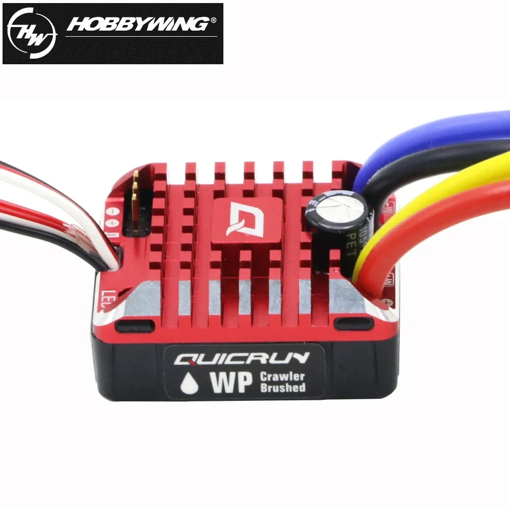 Hobbywing QuicRun WP 1080 80A 2-3S Водонепроницаемый матовый ESC с 6 В/7 4 В 3A BEC для 1/10 1/8 RC Rock Crawlers