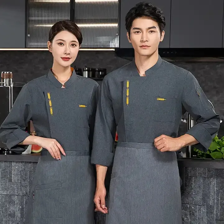 Рисунок 5 - Унисекс пальто шеф-повара с рукавом