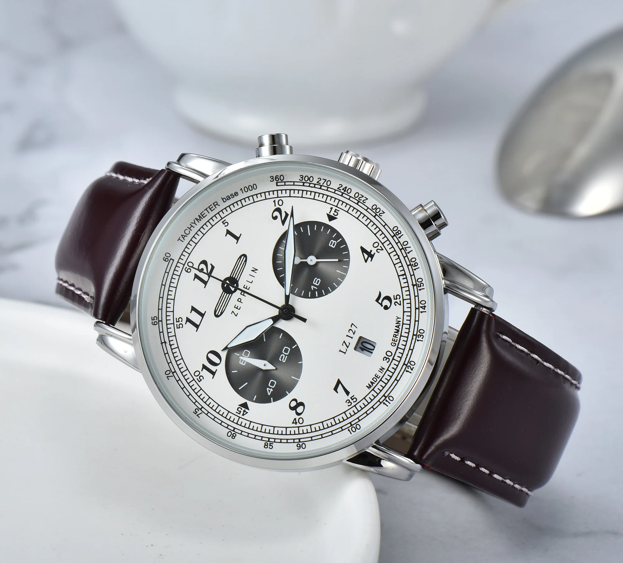 

Official ZEPPELIN Limited Edition Top Quality Leather Strap Men Woemen Wristwatch Casual Fashion Sports Couple Quartz Watches