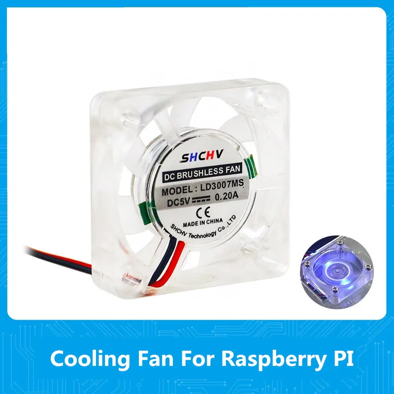 

Регулируемый вентилятор для процессора Raspberry Pi 4 B, 5 В, 3,3 В, охлаждающий вентилятор для Raspberry Pi 4, Модель B / 3B + /3B, белый цвет, Лидер продаж