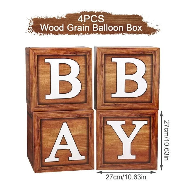 

Деревянная коробка для детского душа