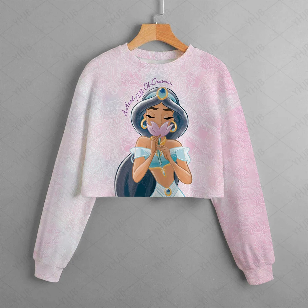 2025 Baby Girl Cinderella Hoodie Clothing Children's Spring And Autumn Rapunzel Belle Sweatshirt Cartoon Casual Thin