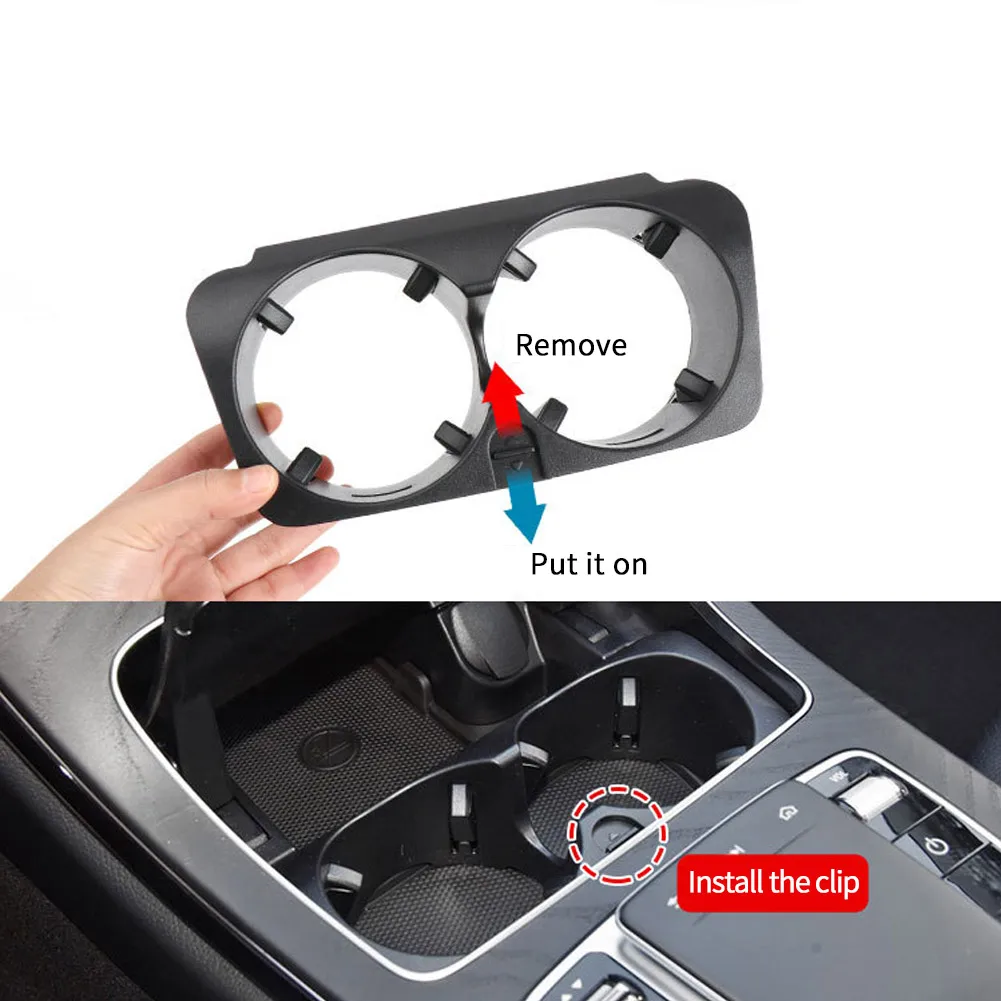 

Car Cup Holder Center Console Insert Drink Cup Holder Auto Interior Accessories For Mercedes-Benz W205 W213 W253 W447 Products