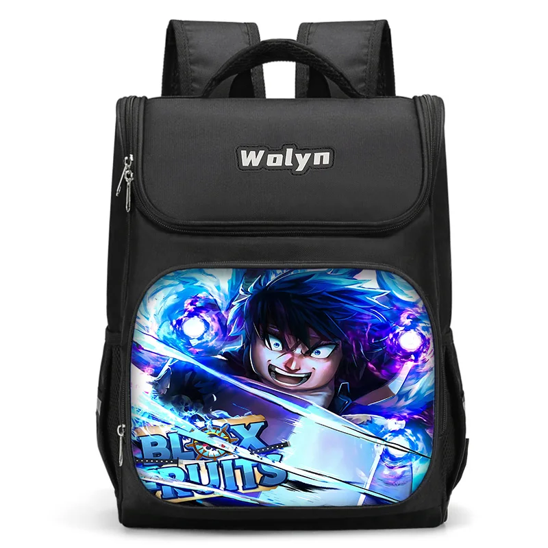 Большой Детский рюкзак Blox с фруктами для мальчиков и девочек школьная сумка