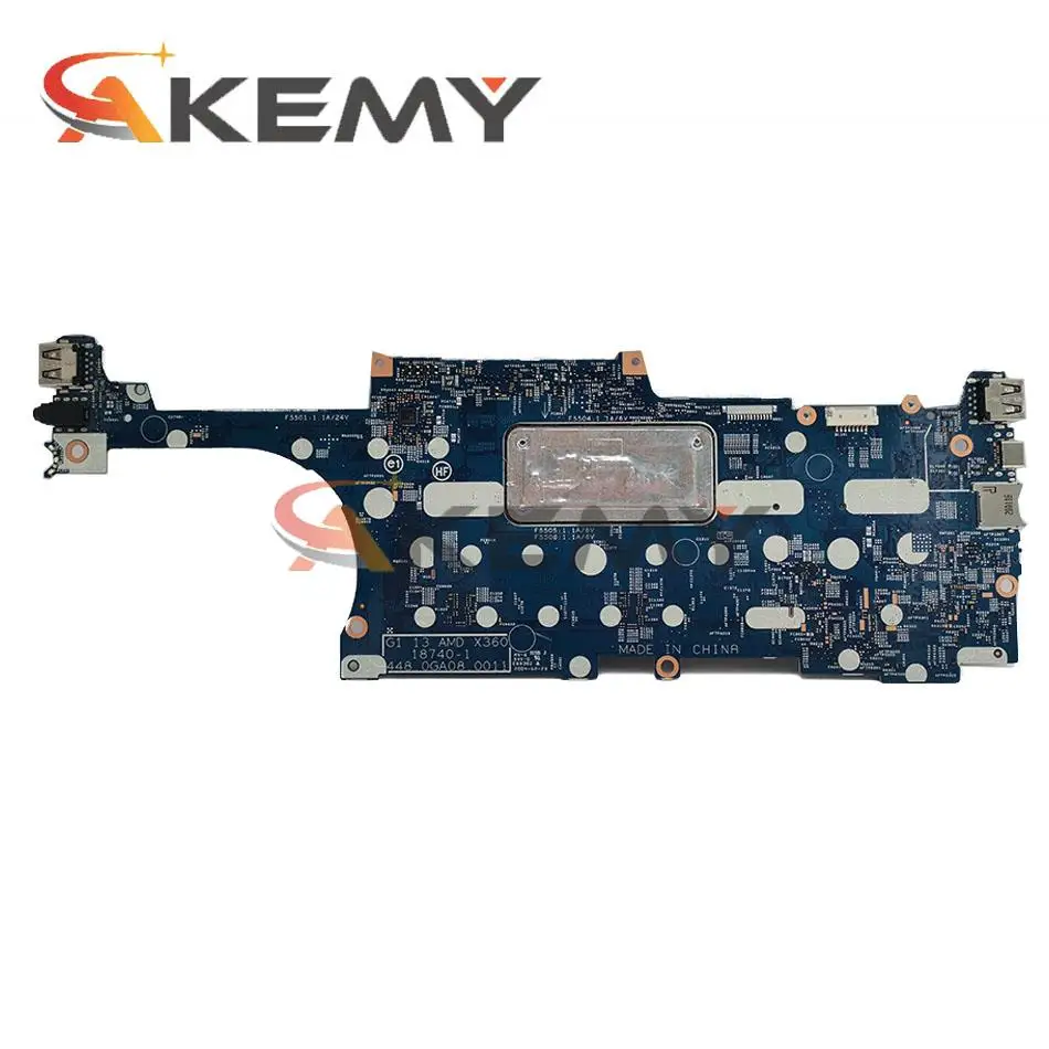 Материнская плата для hp x360 13-AR 100%-1 448.0GA08. 18740 системная с процессором Ryzen 5 0011