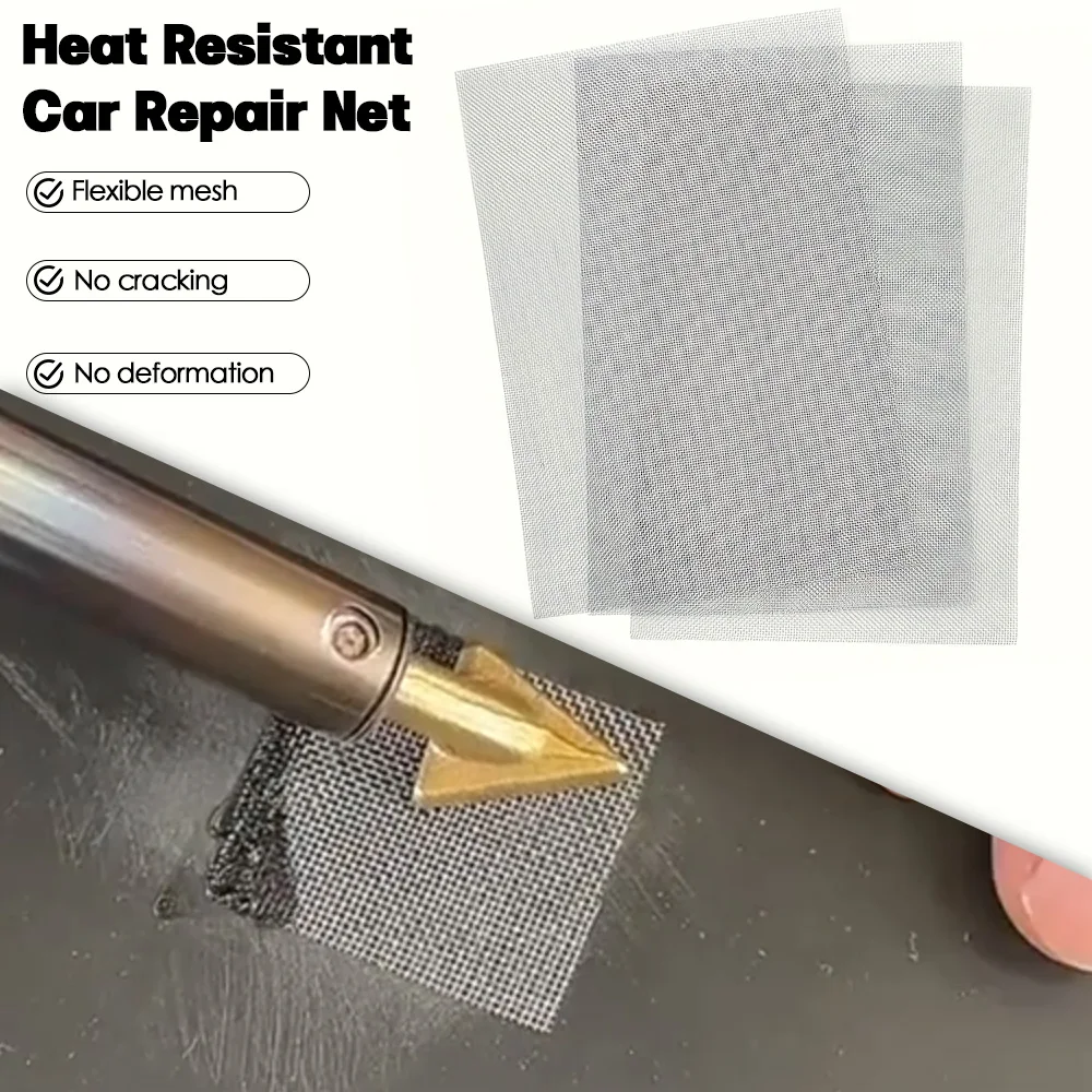

1-10 шт., ремонтная сетка из нержавеющей стали, автомобильный бампер, пластиковая сетка для ремонта трещин, проволочная сетка для ремонта автомобиля, сварочный аппарат, автомобильные аксессуары