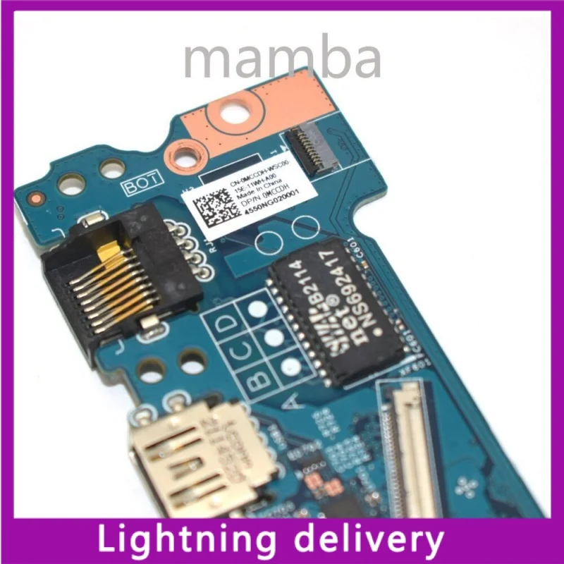 Новая USB-аудио SD-карта Rearder RJ45 плата ввода-вывода для Dell Latitude 3520 E3520 MCCDH