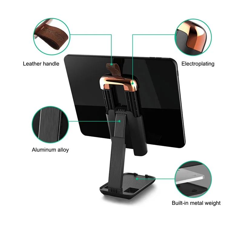 xczj universal desktop mobile phone holder stand for iphone ipad adjustable tablet foldable table cell phone desk stand holder free global shipping