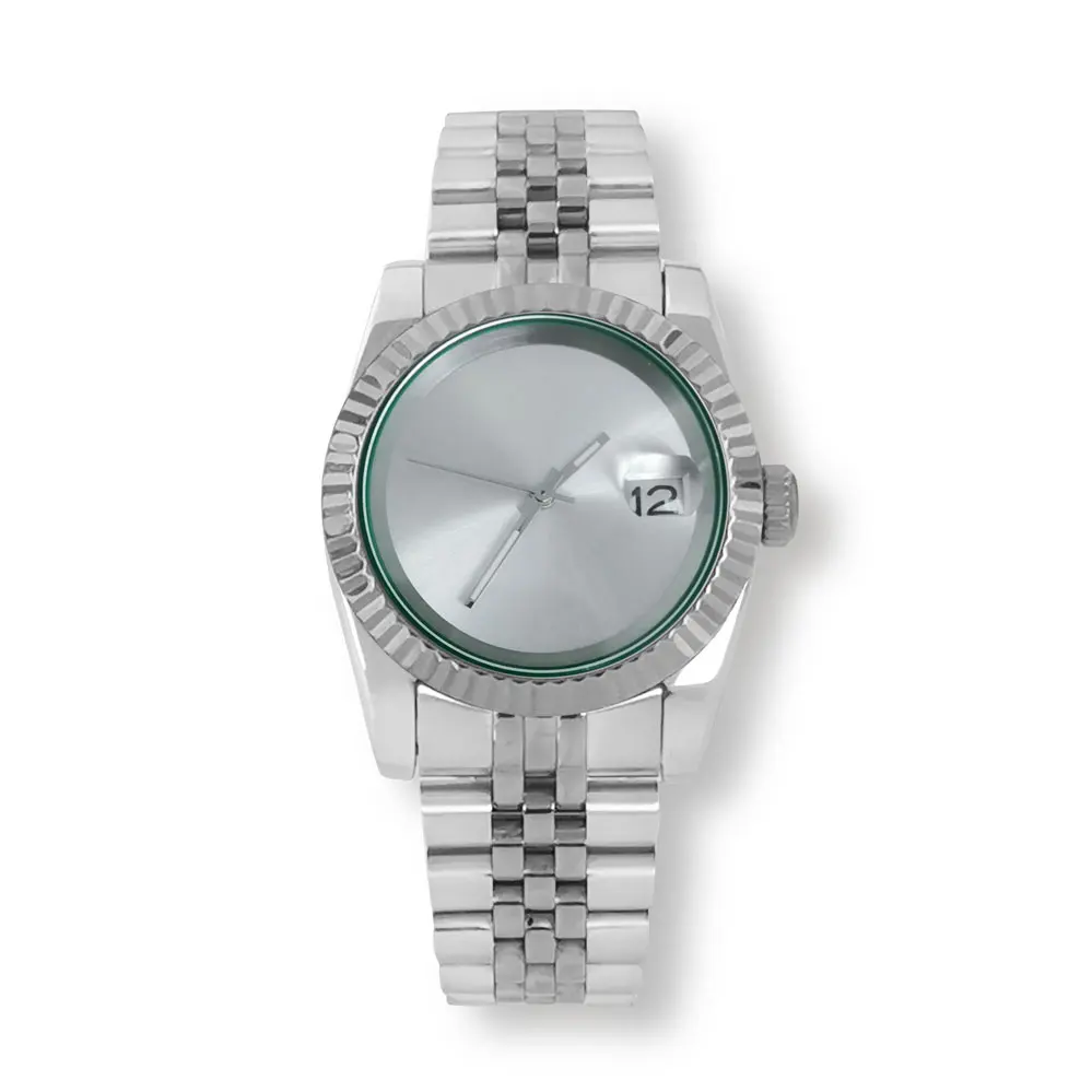 

Classical Automatic Watch for Men NH35A Movement Sapphire Crystal Luminous Hands Bracelet Clasp Waterproof Mechanical Wristwatch