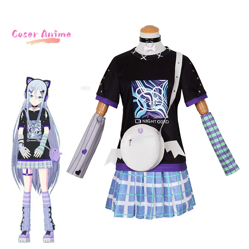 Игровой проект Sekai Colorful Stage! Yoisaki Kanade Косплей Костюм Униформа Хэллоуин Карнавал