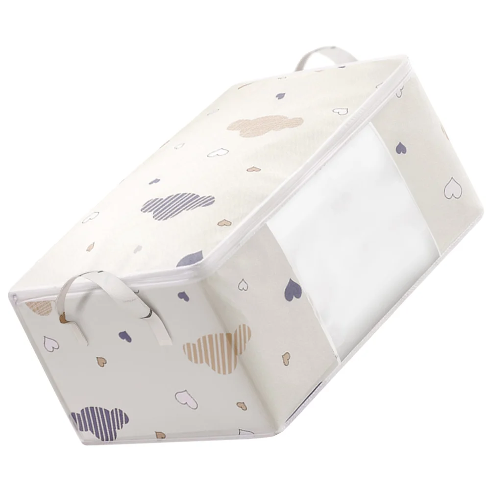 

Non-woven Bag Practical Storage Bags Large Capacity Baggage Bag With Clear Window