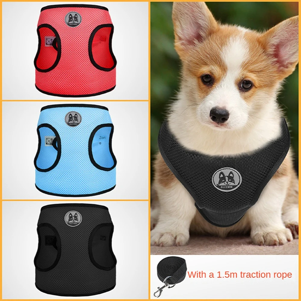 

Pet Traction Rope Suit Breathable Popular Pet Traction Rope Vest Type Traction Rope Pet Supplies