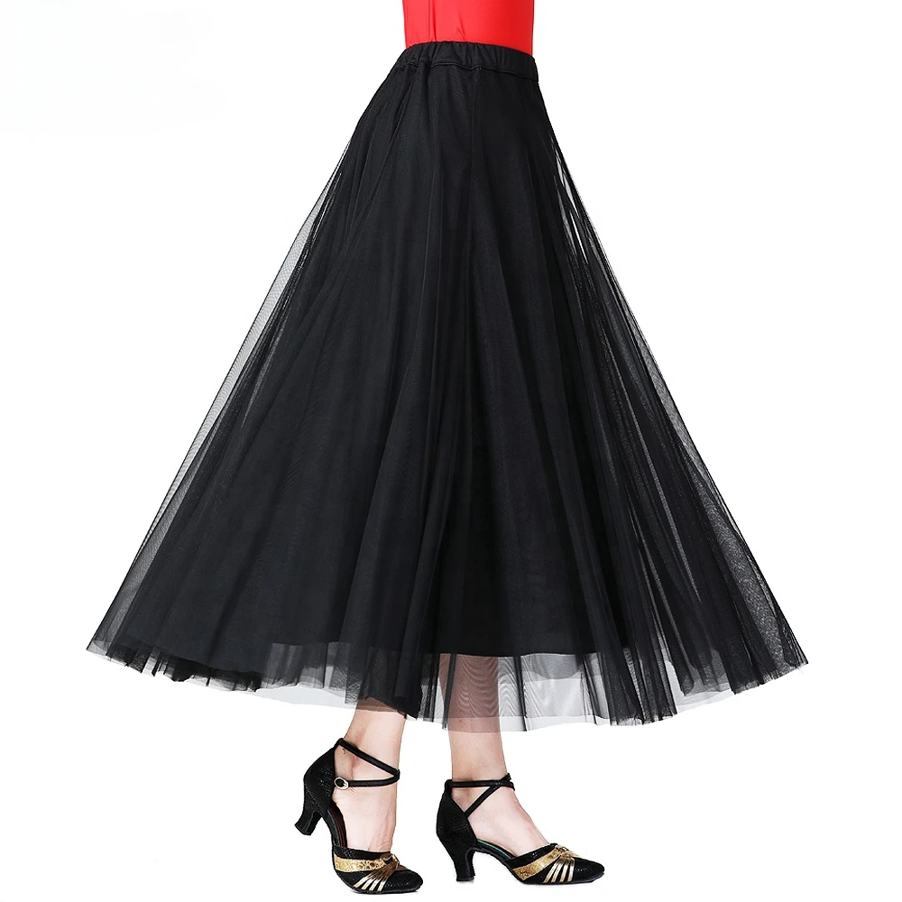 

New modern dance sequin skirt sorority dance long half-body skirt swing skirt dance performance clothing