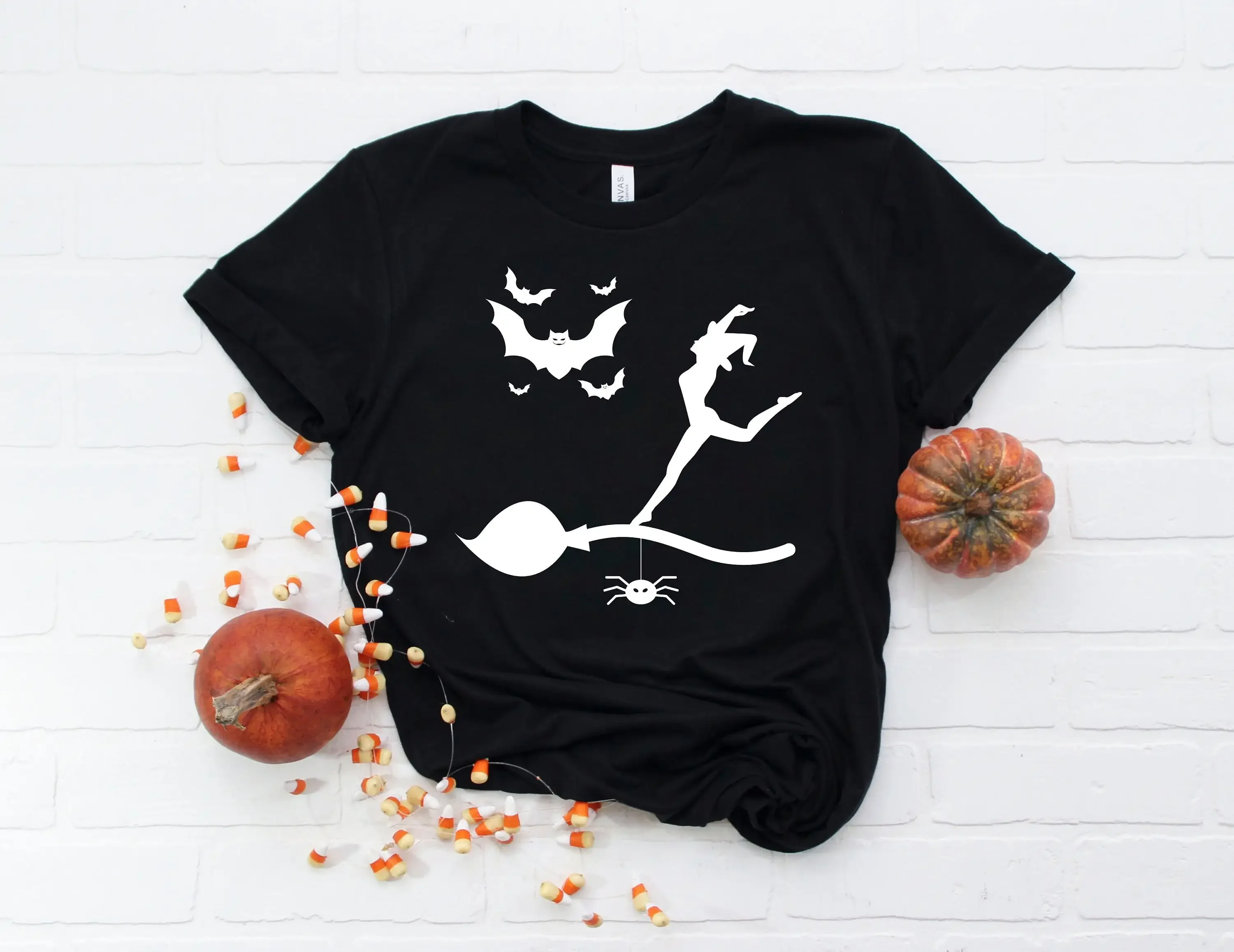 Halloween Gymnastics T Shirt Witch Fitness Gym