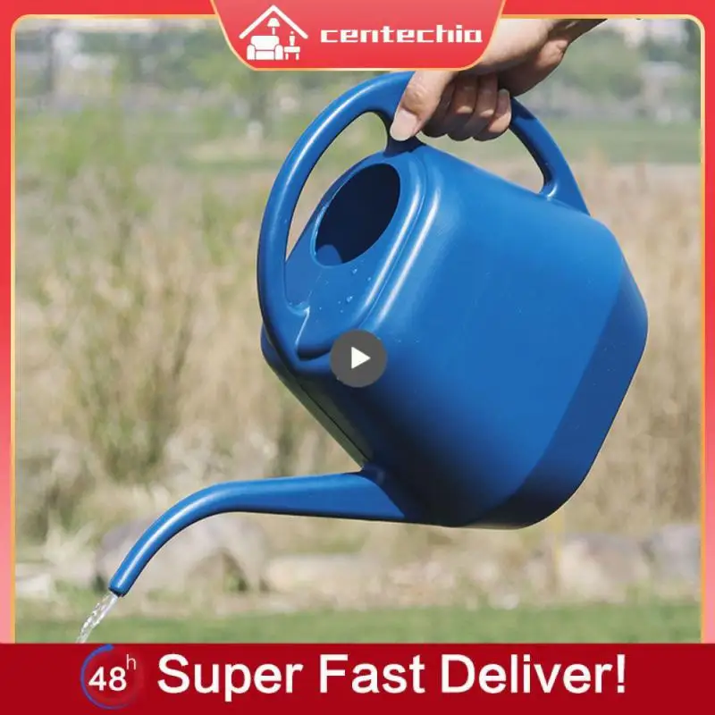 

4l watering pot plastic watering pot long nozzle thickened watering pot vegetable planting blow molding gardening shower