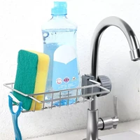 new drainer storage soap stainless dishcloth rag steel sponge shelf adjustable rack dry kitchen basket finishing faucet towel po