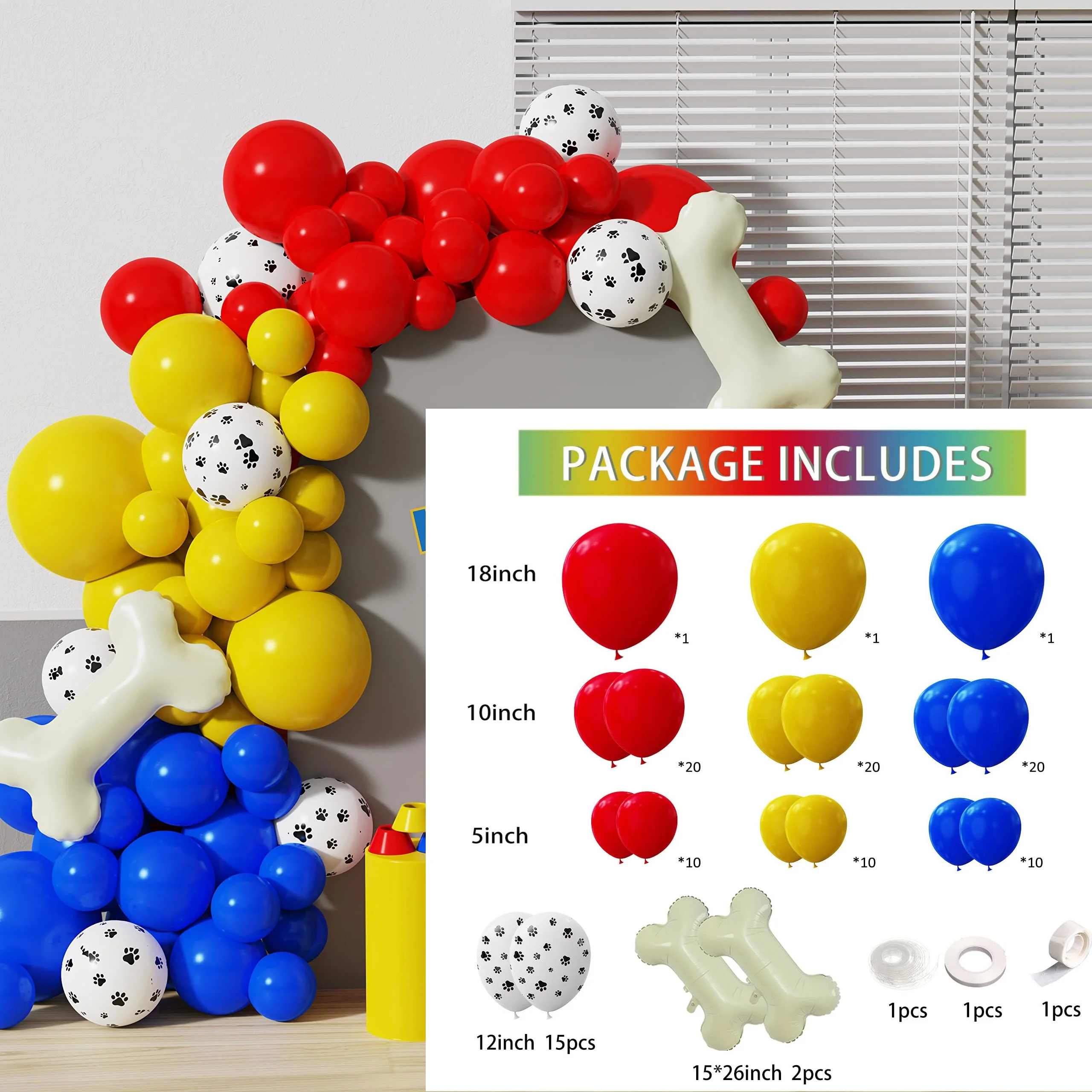 

Собачьи воздушные шары для праздника RENYUAN