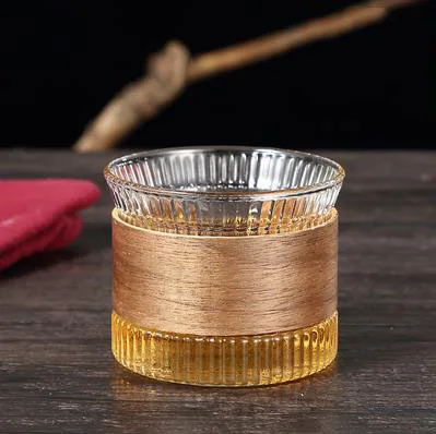 

Чайная чашка 130 мл, кофейная кружка большой емкости в японском стиле, прозрачная стеклянная чашка, кружка для питья