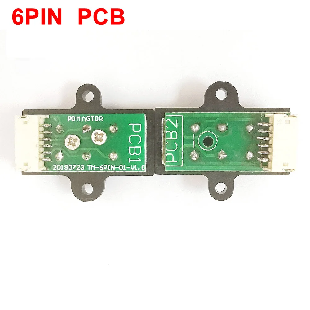 

6P High Current With Solder Plate Spring Loaded DC Magnetic Pogo Pin connector PCB Solder Male Female Probe With mounting holes