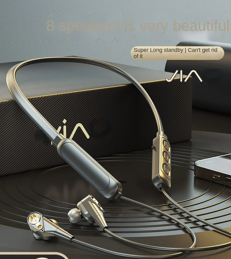 

Neck hanging Bluetooth headset wireless sports 2021 new in ear running special noise reduction headset with ultra long life