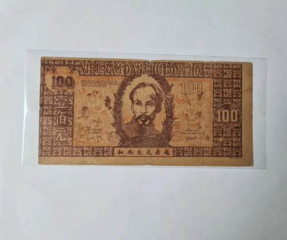 1948 Вьетнам 100 оригинальные заметки Dong (коллекционные предметы без использования)