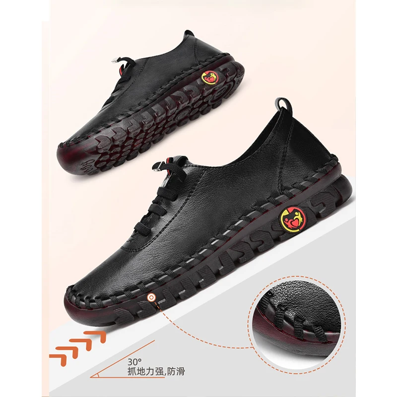 2023 Spring Orthopedic Shoes For Women Autumn Lace Up Flats Women's Loafers Ladies Comfortable Moccasins Shoes Free Shipping