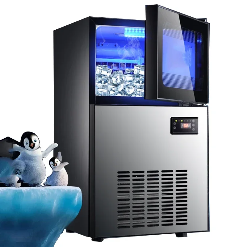 GSN-Z9 60 кг льдогенераторы машина для льда в бутылках с водой коммерческая кубиков