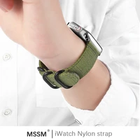 nylon strap for apple watch band 44mm 40mm 65se correa pulseira bracelet belt 42mm38mm on smart iwatch watchband series 4 321