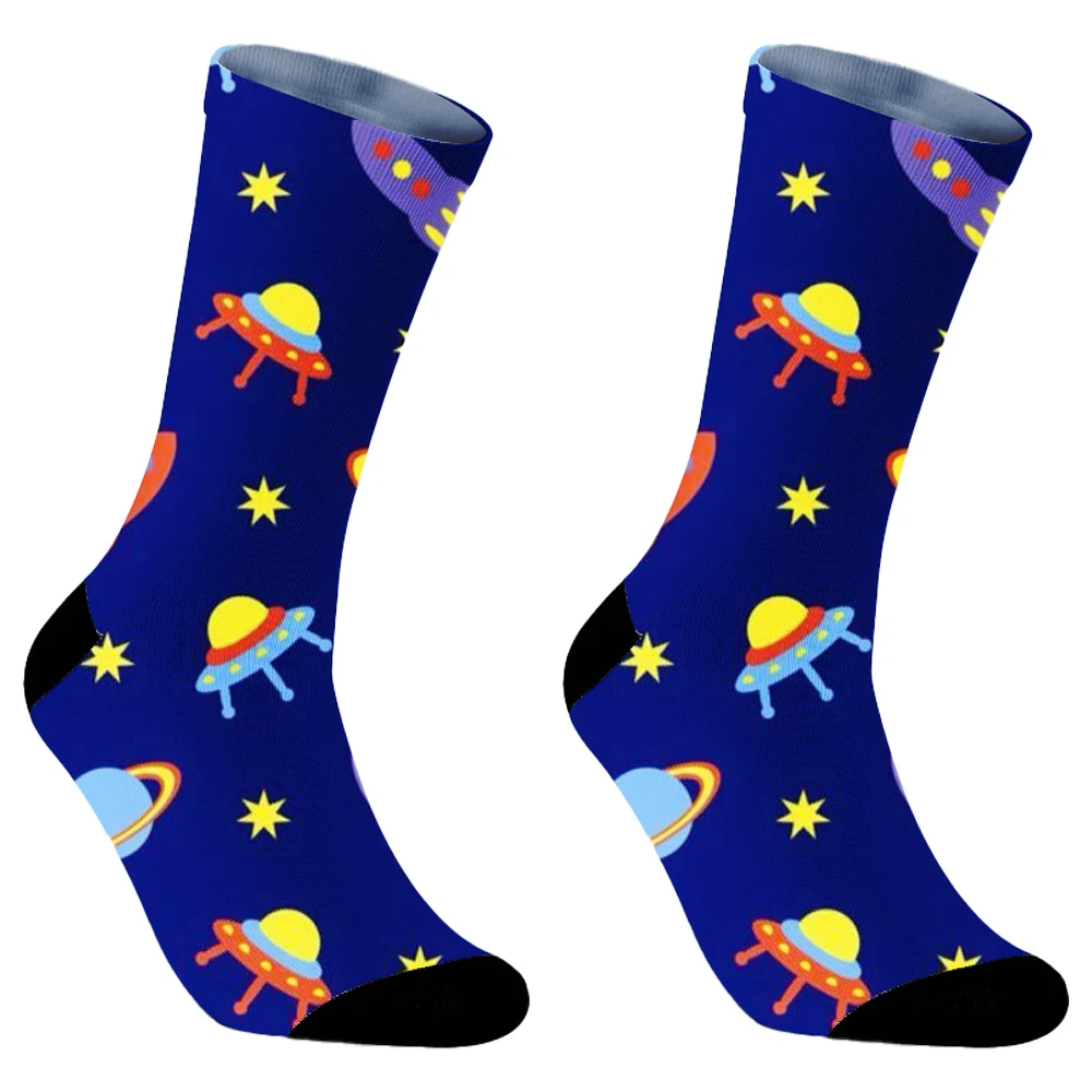 Средние 2024 новые мужские и женские носки-трубочки характерные носки для пар на