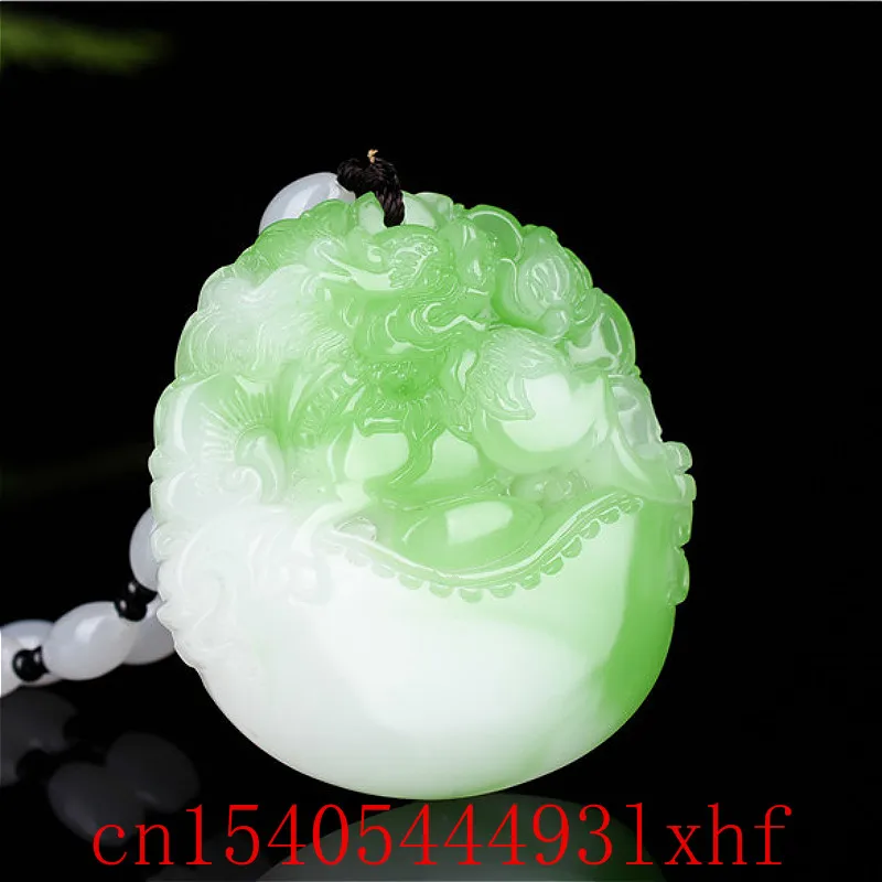 

Natural Hetian White Green Jade Dragon Pendant Necklace Accessories Fashion Fine Jewelry Boutique Charm Amulet Gifts for Men