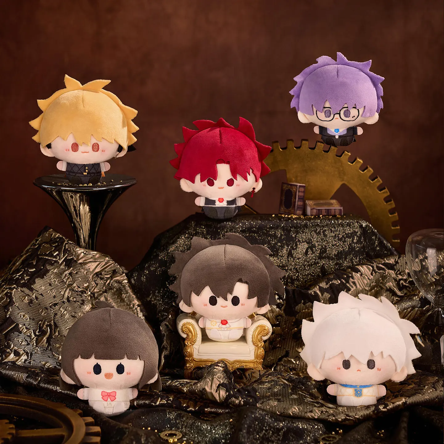 Фото Коллекционный брелок-подвеска Minidoll Link Click Coronation Bell Round Pendant Blind Box: плюшевая кукла Лукас, аниме-атрибутика, подарок для фанатов №2