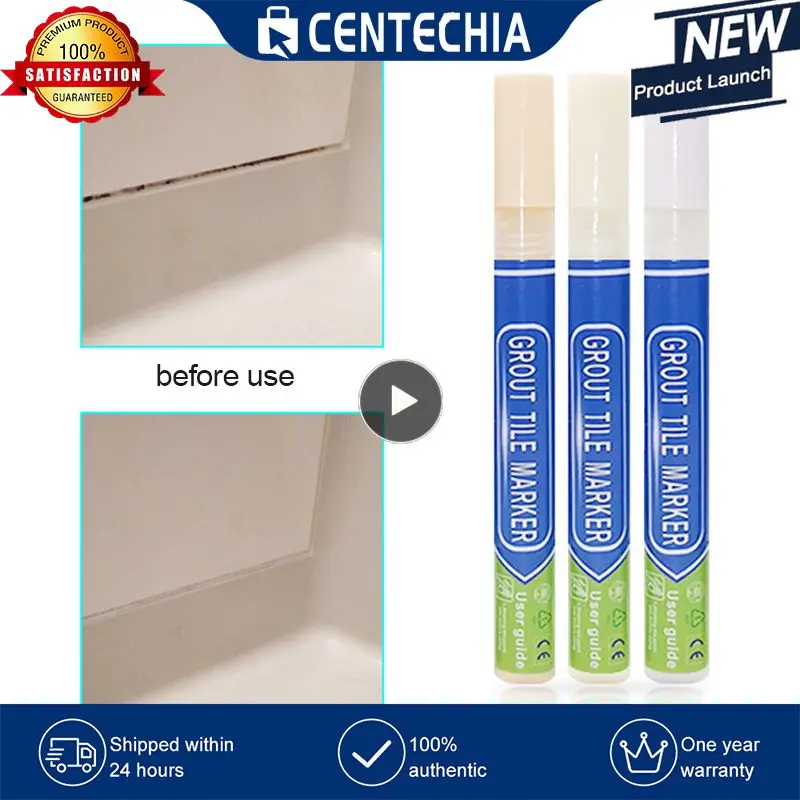 

1~10PCS Household Ceramic Tile And Floor Tile Repair Pen Bathroom Porcelain Filling Waterproof And Mildew Proof Grouting Marker