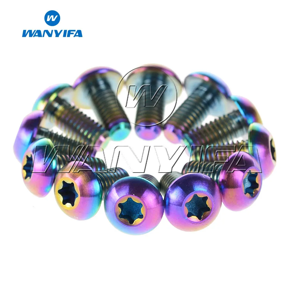 

Wanyifa титановые болты для дисковых тормозов M5 x 10 мм 12 шт.