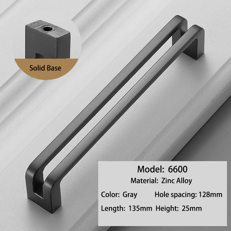 

Ручки для шкафов серый черный цинковый сплав