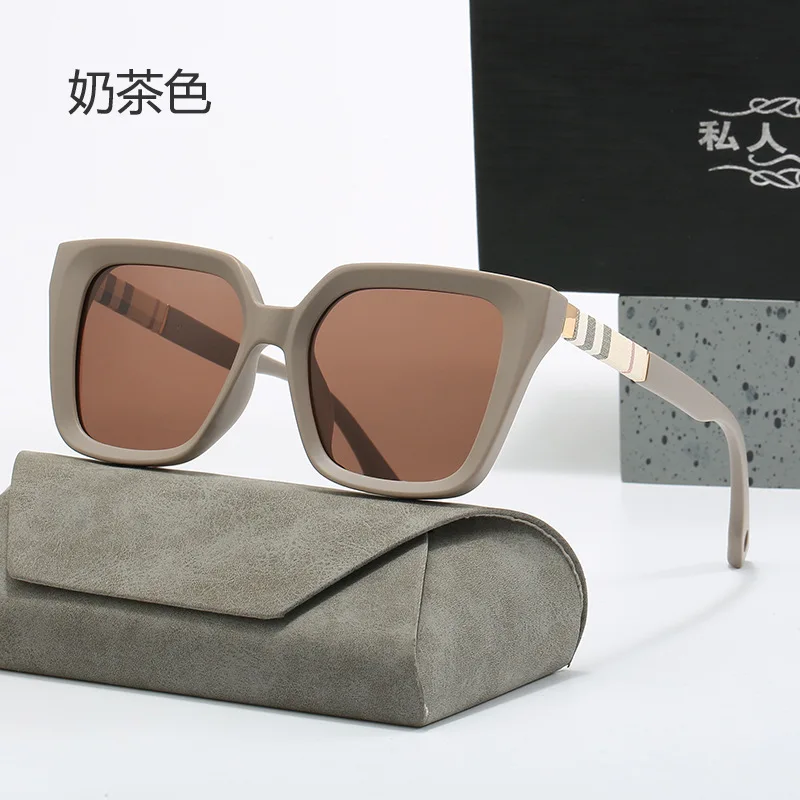 Модные роскошные поляризационные квадратные солнцезащитные очки женские