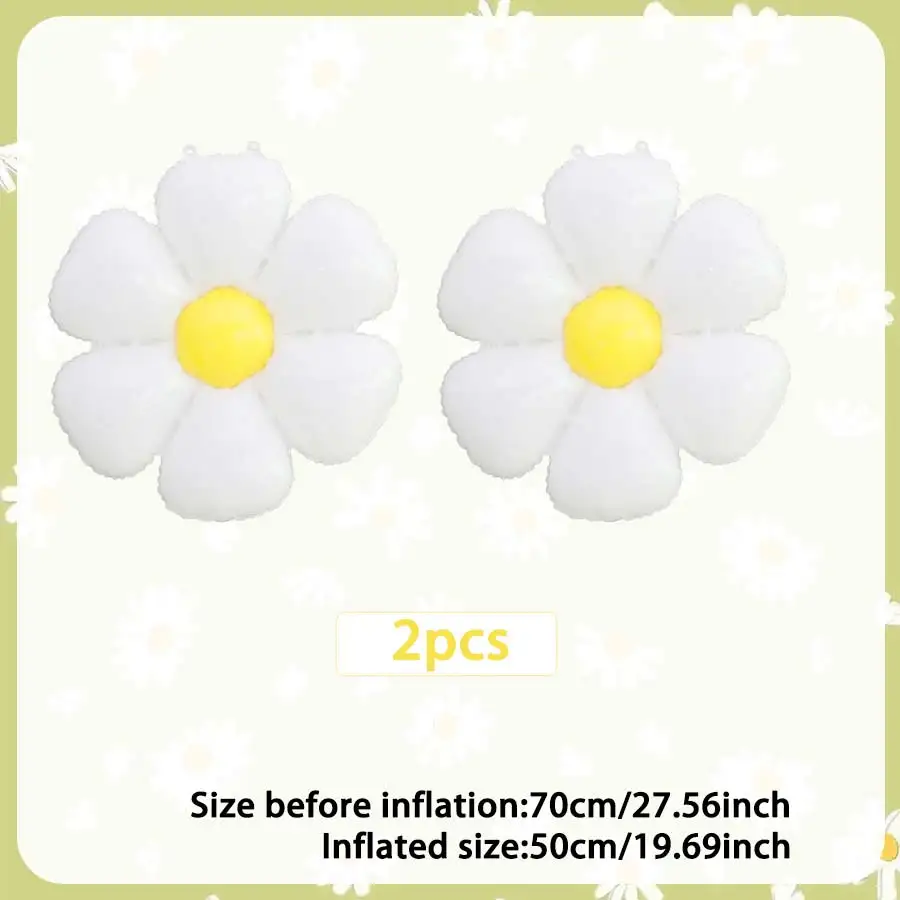 

Воздушный шар-цветок ромашка из фольги