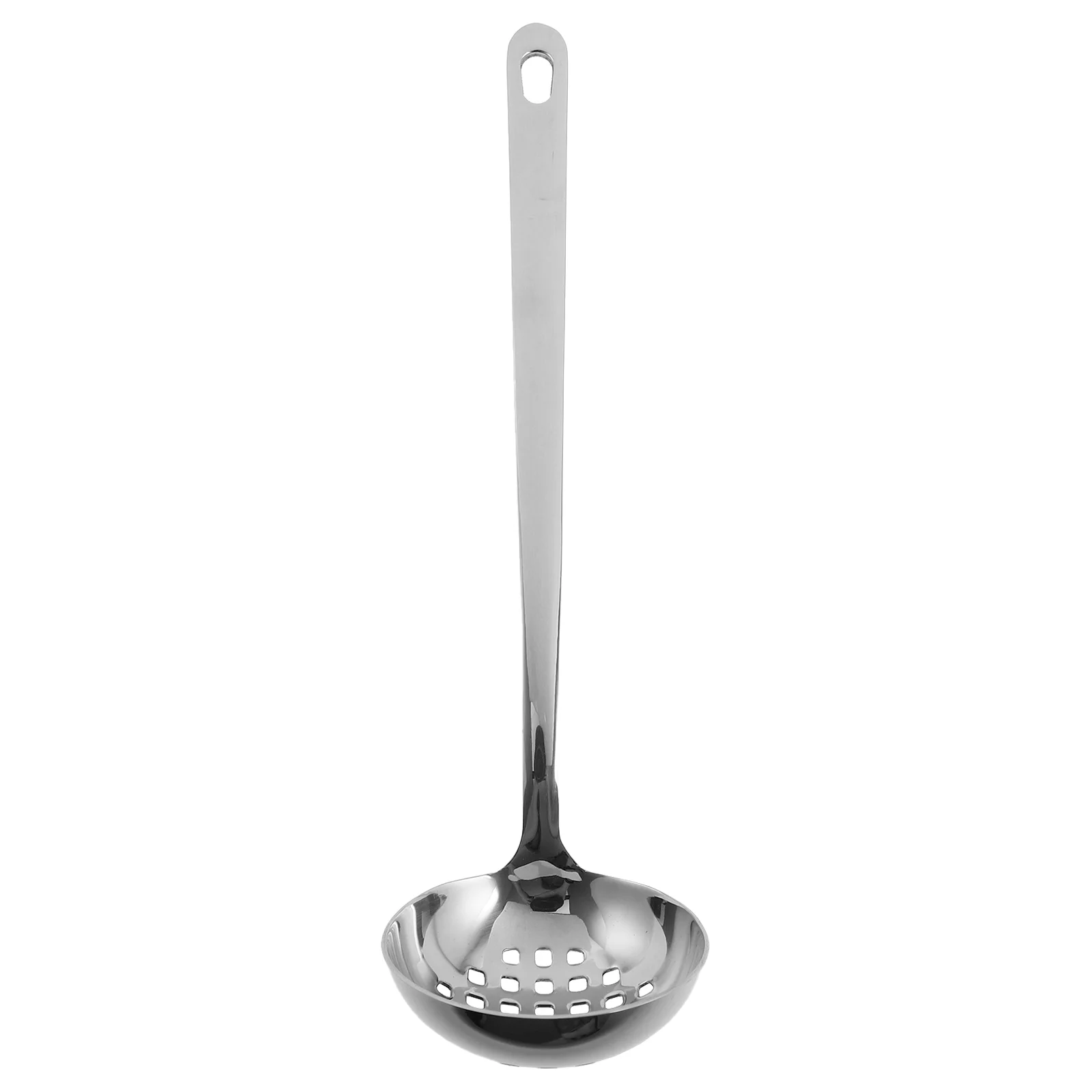 

Tablespoon Ergonomic Serving Ladle Stainless Steel Water Household Slotted Utensils Cooking Metal Spoons Portable Daily