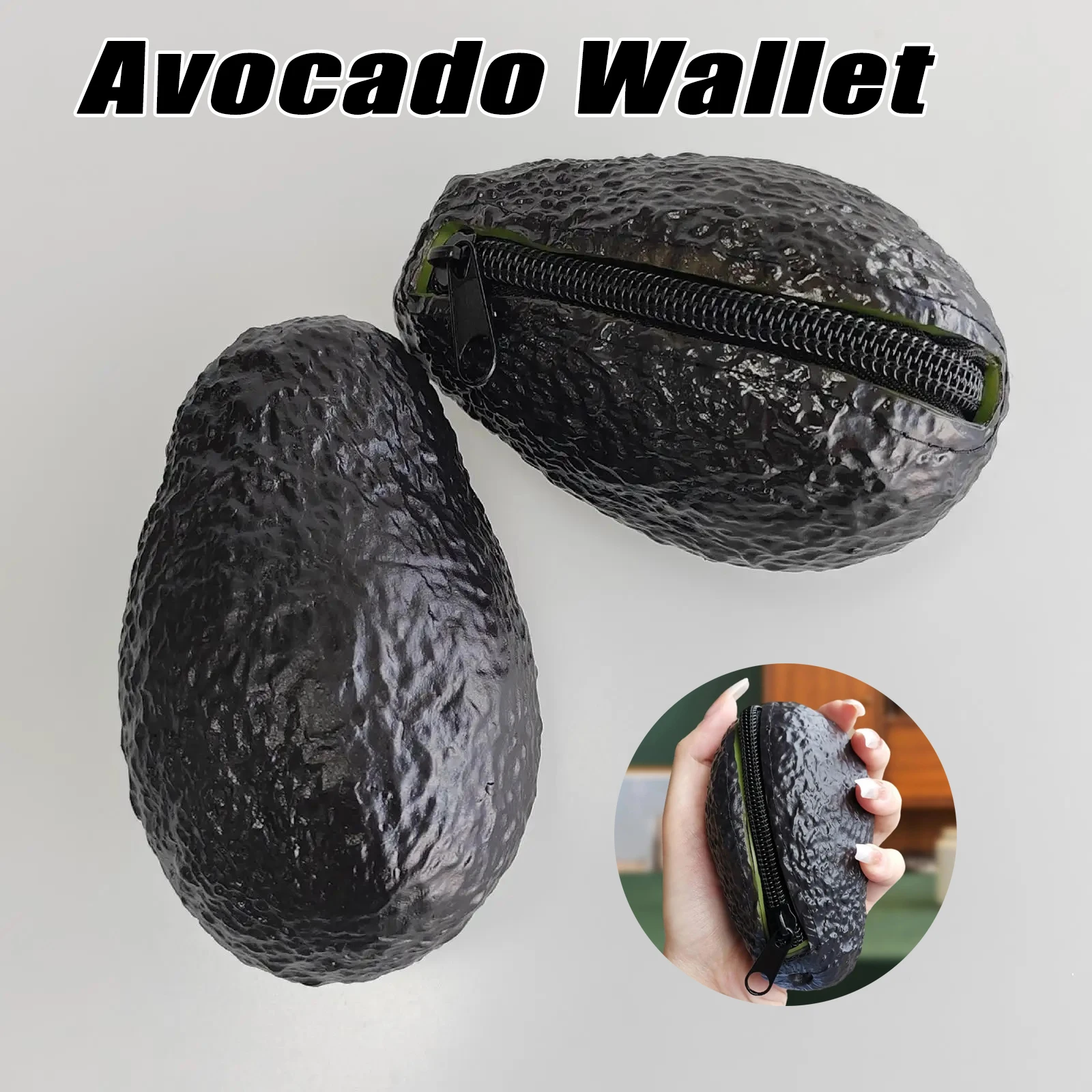 Портативный Кошелек С Авокадо Для Девочек Модная Практичная Сумка Хранения